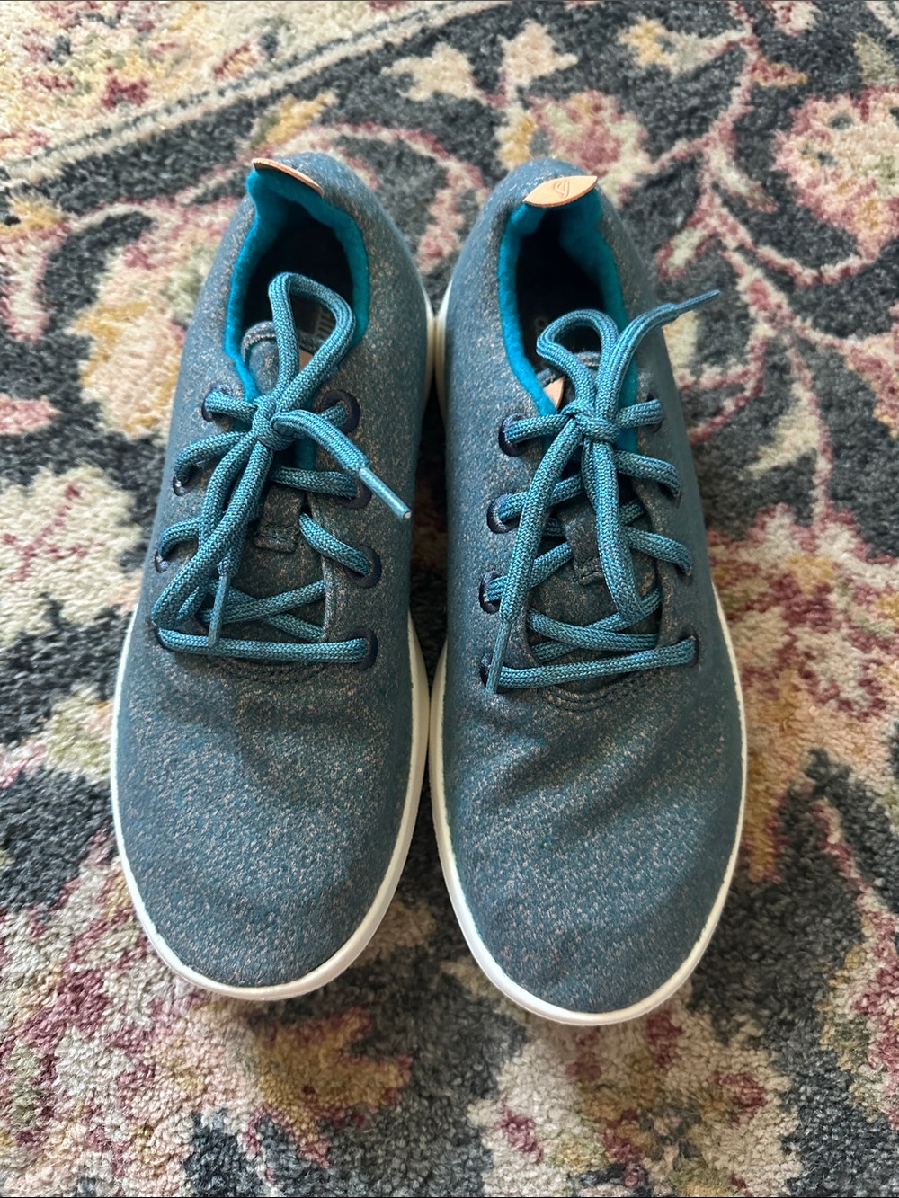 Teal Turquoise AllBirds Wool Sneakers 10